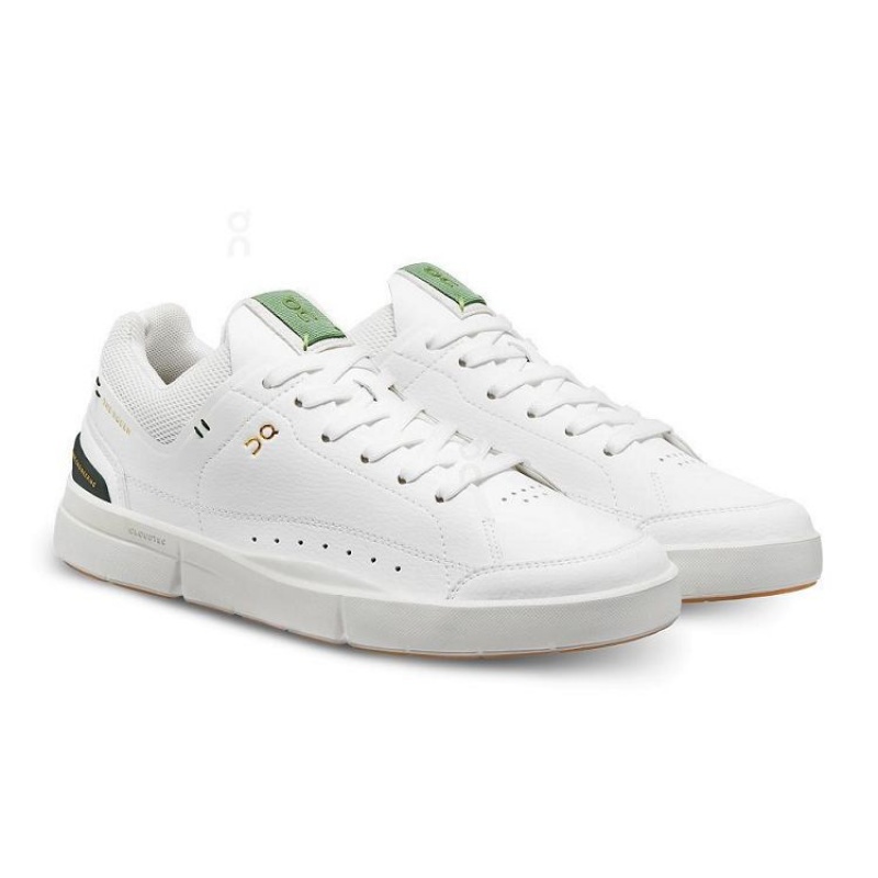 White / Green On Cloud THE ROGER Centre Court Women's Sneakers | On_IN8421