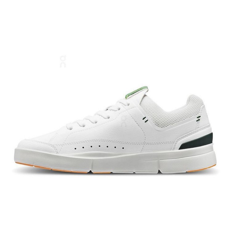 White / Green On Cloud THE ROGER Centre Court Women's Sneakers | On_IN8421
