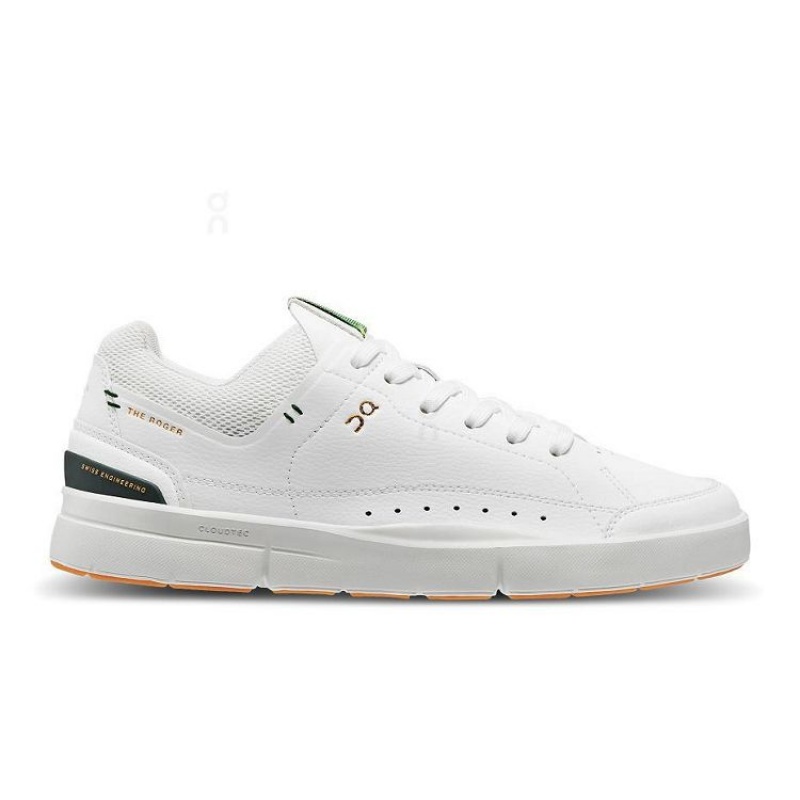 White / Green On Cloud THE ROGER Centre Court Women\'s Sneakers | On_IN8421