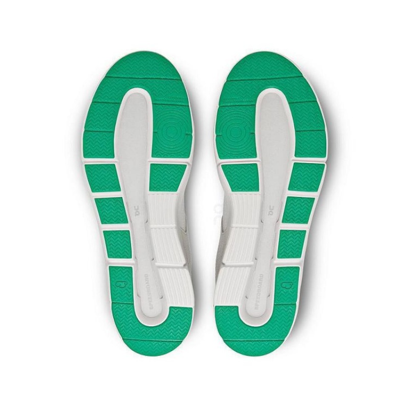 White / Green On Cloud THE ROGER Clubhouse Men's Sneakers | On_IN8753