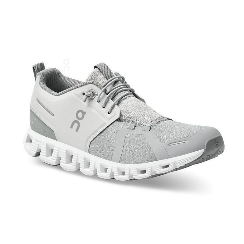 White / Grey On Cloud Cloud 5 Terry Women's Sneakers | On_IN9018