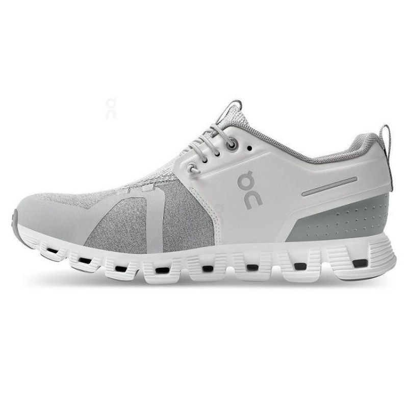 White / Grey On Cloud Cloud 5 Terry Women's Sneakers | On_IN9018
