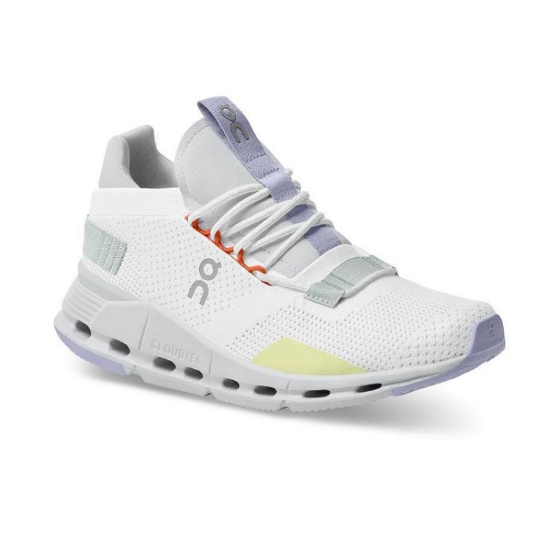 White / Grey On Cloud Cloudnova Women's Sneakers | On_IN8727