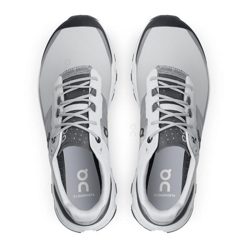 White / Grey On Cloud Cloudvista Women's Trail Running Shoes | On_IN8080