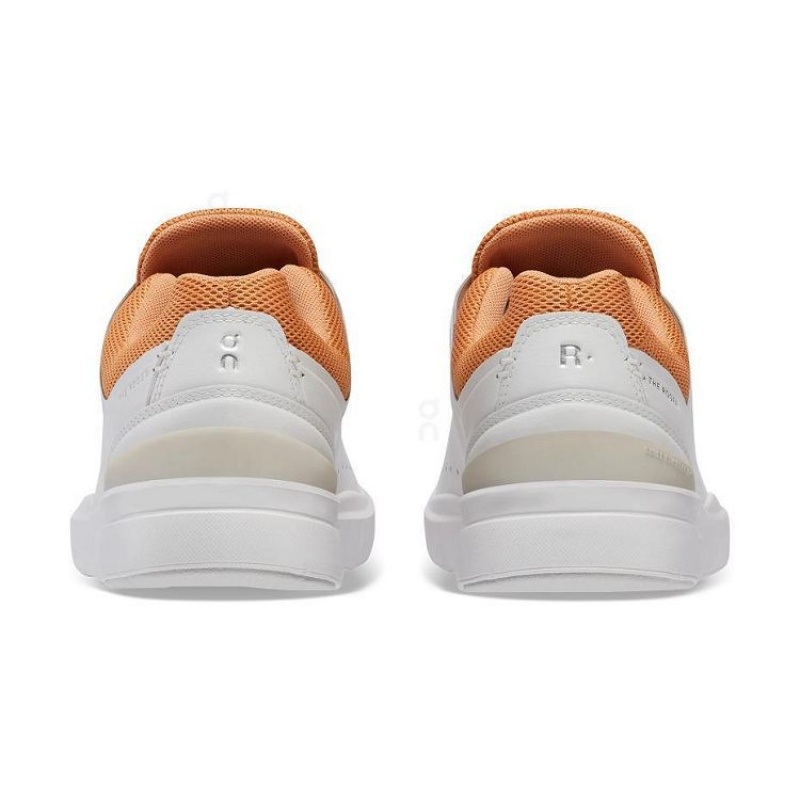 White / Orange On Cloud THE ROGER Advantage Women's Sneakers | On_IN9082