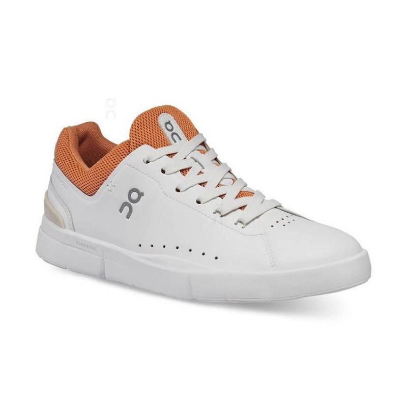 White / Orange On Cloud THE ROGER Advantage Women's Sneakers | On_IN9082