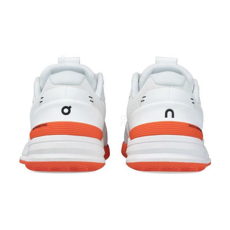 White / Orange On Cloud THE ROGER Pro Clay Men's Tennis Shoes | On_IN8549