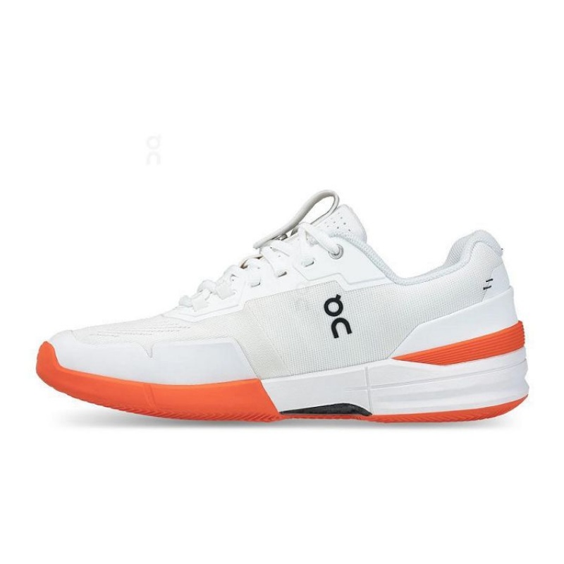 White / Orange On Cloud THE ROGER Pro Clay Men's Tennis Shoes | On_IN8549