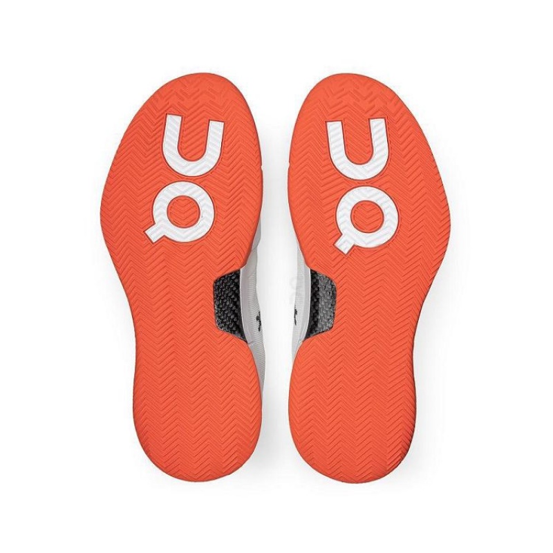 White / Orange On Cloud THE ROGER Pro Clay Men's Tennis Shoes | On_IN8549