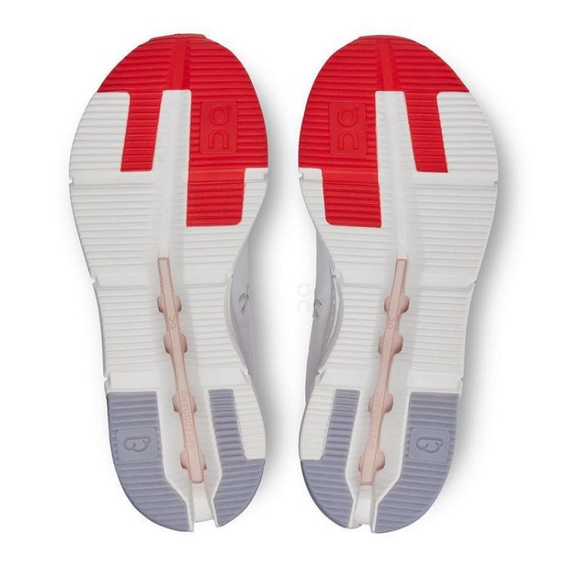 White / Red On Cloud Cloudnova Form Men's Sneakers | On_IN8034