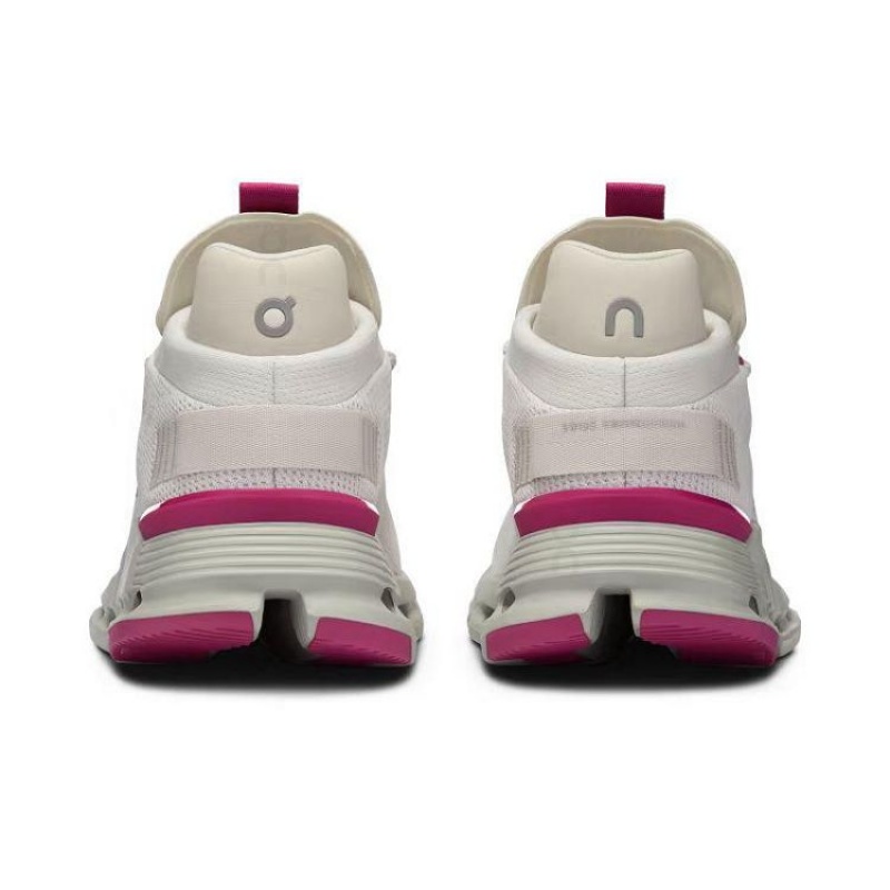White / Red On Cloud Cloudnova Women's Sneakers | On_IN8369