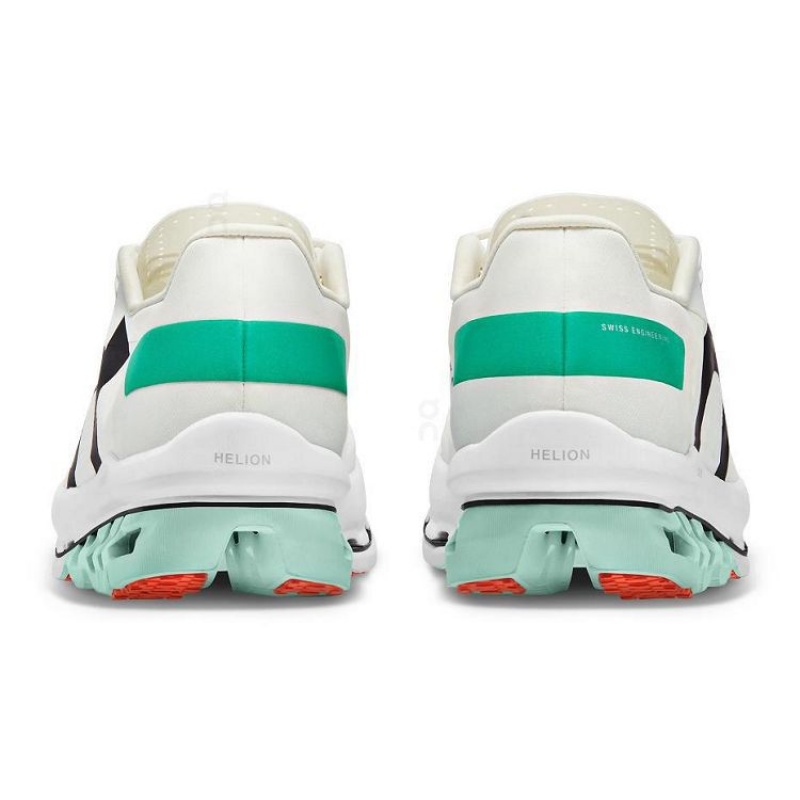 White / Turquoise On Cloud Cloudboom Echo Men's Running Shoes | On_IN8363