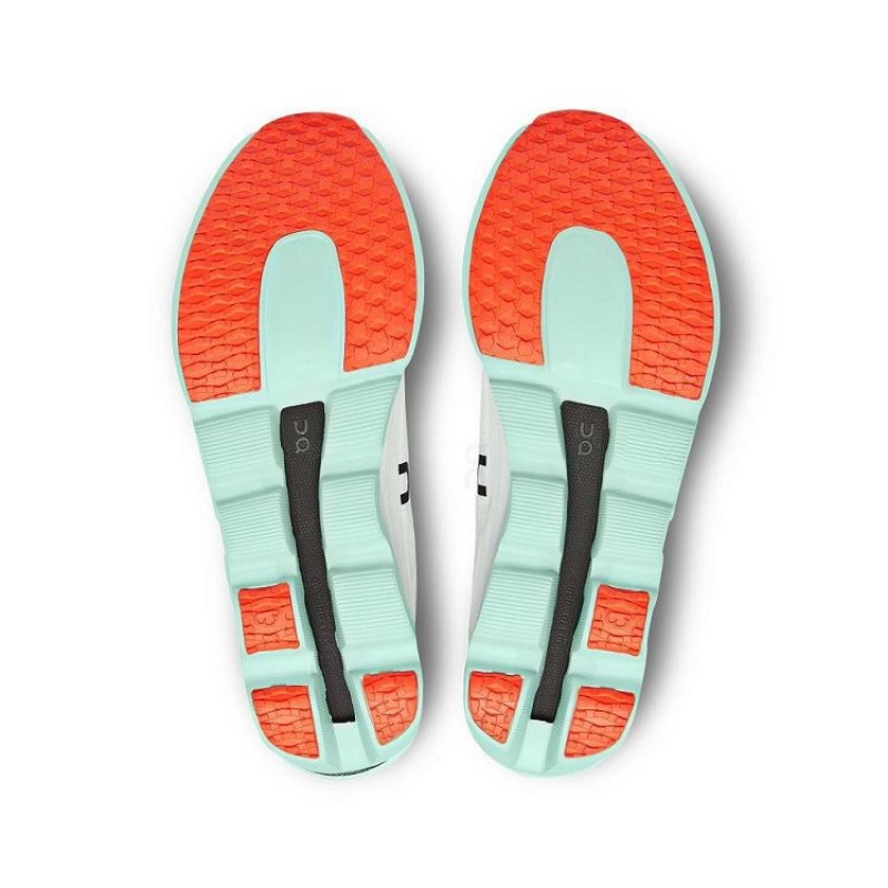 White / Turquoise On Cloud Cloudboom Echo Men's Running Shoes | On_IN8363