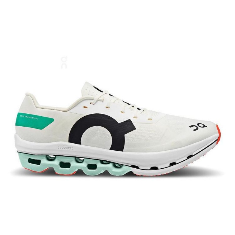 White / Turquoise On Cloud Cloudboom Echo Men\'s Running Shoes | On_IN8363
