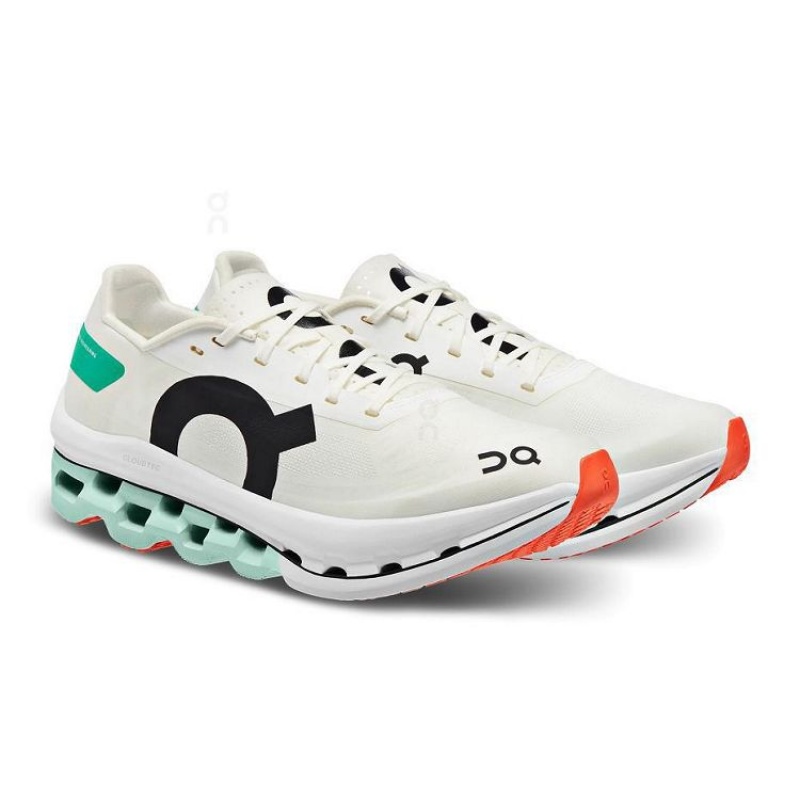 White / Turquoise On Cloud Cloudboom Echo Women's Running Shoes | On_IN8966