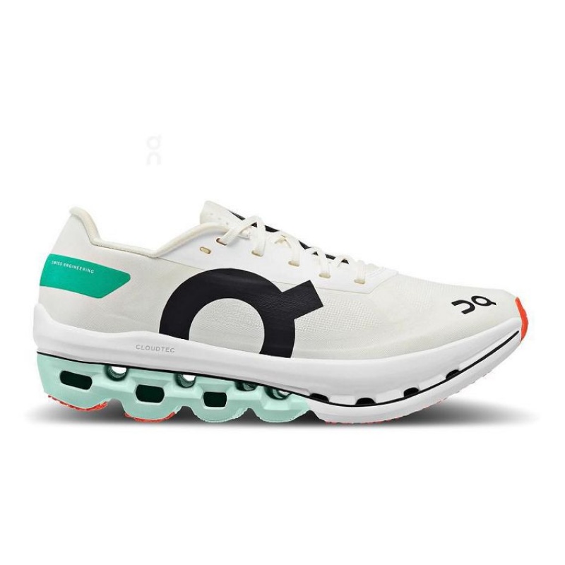 White / Turquoise On Cloud Cloudboom Echo Women\'s Running Shoes | On_IN8966