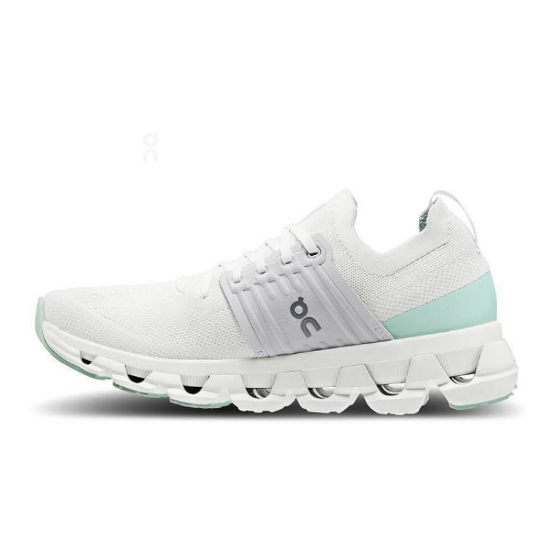 White / Turquoise On Cloud Cloudswift 3 Women's Running Shoes | On_IN8014