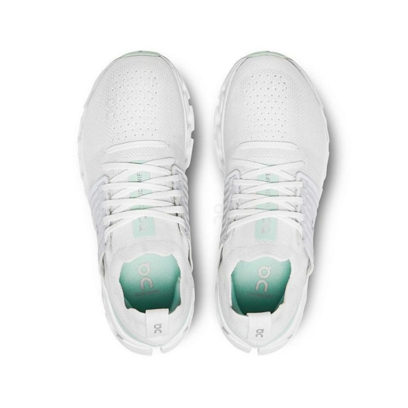 White / Turquoise On Cloud Cloudswift 3 Women's Running Shoes | On_IN8014