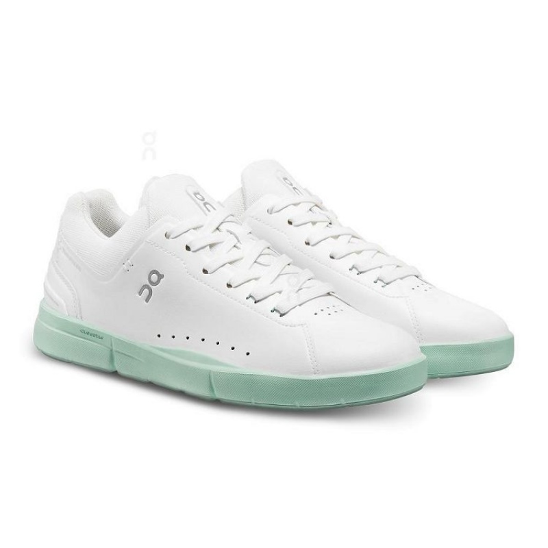 White / Turquoise On Cloud THE ROGER Advantage Women's Sneakers | On_IN8527