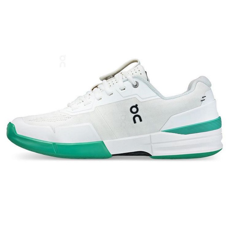 White / Turquoise On Cloud THE ROGER Pro Men's Tennis Shoes | On_IN8341