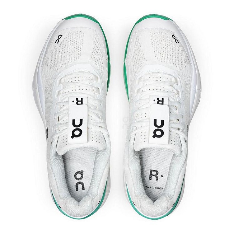 White / Turquoise On Cloud THE ROGER Pro Men's Tennis Shoes | On_IN8341