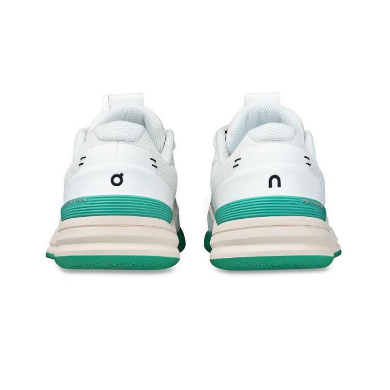 White / Turquoise On Cloud THE ROGER Pro Women's Tennis Shoes | On_IN8738
