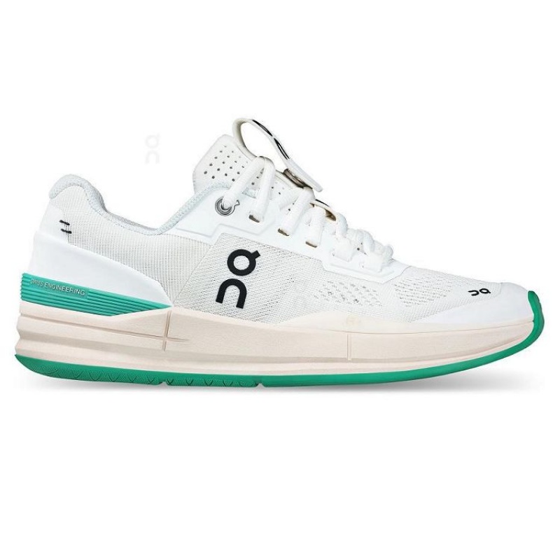 White / Turquoise On Cloud THE ROGER Pro Women\'s Tennis Shoes | On_IN8738