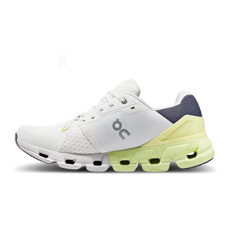 White / Yellow On Cloud Cloudflyer 4 Men's Running Shoes | On_IN8839