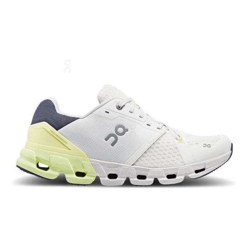 White / Yellow On Cloud Cloudflyer 4 Men\'s Running Shoes | On_IN8839