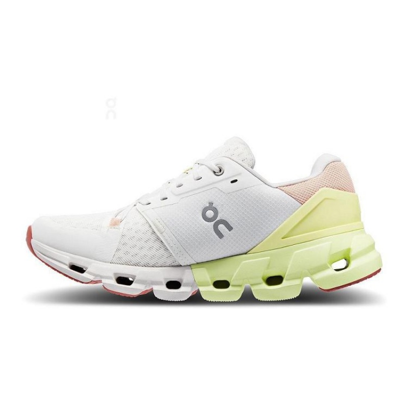 White / Yellow On Cloud Cloudflyer 4 Women's Running Shoes | On_IN8850