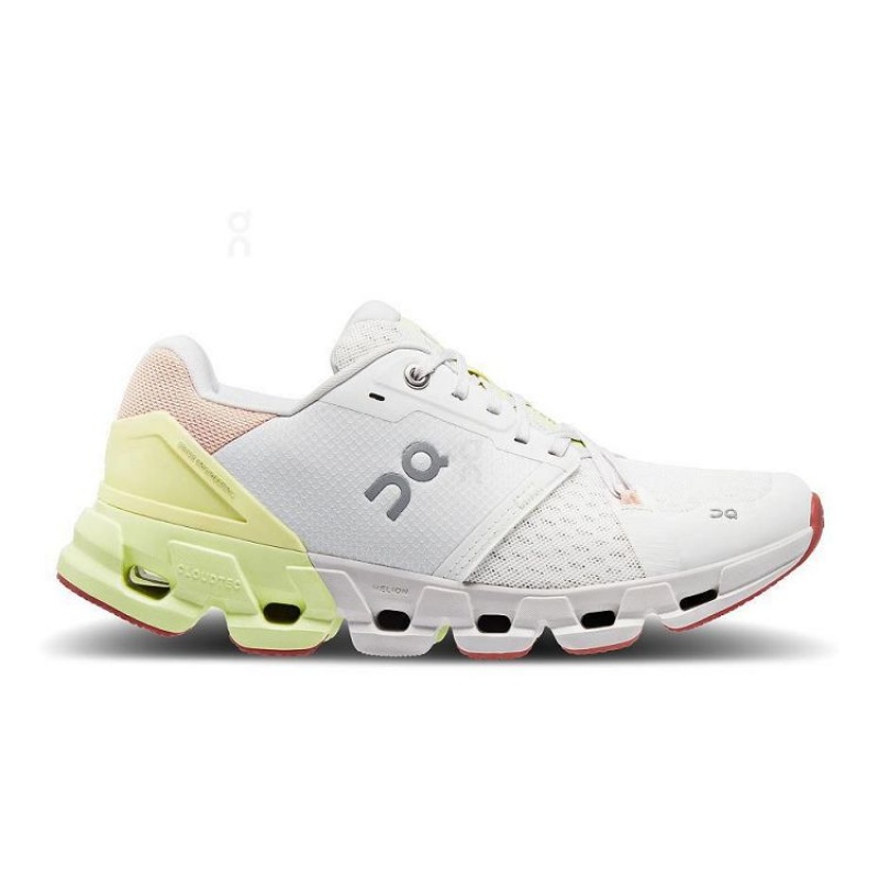 White / Yellow On Cloud Cloudflyer 4 Women\'s Running Shoes | On_IN8850