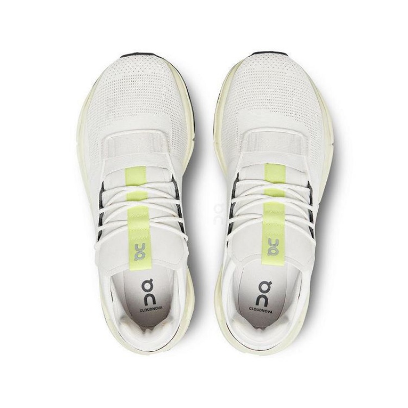 White / Yellow On Cloud Cloudnova Men's Sneakers | On_IN8408