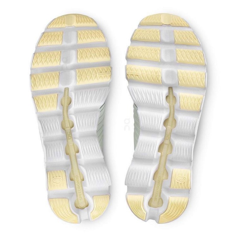 White / Yellow On Cloud Cloudswift Women's Running Shoes | On_IN8739