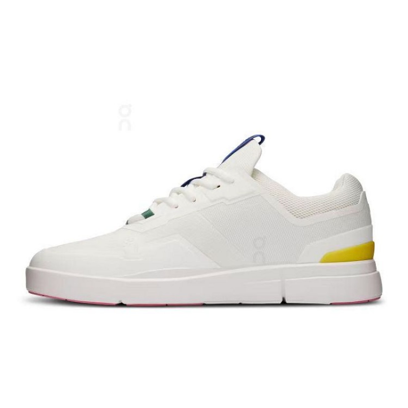 White / Yellow On Cloud THE ROGER Spin Men's Sneakers | On_IN8270