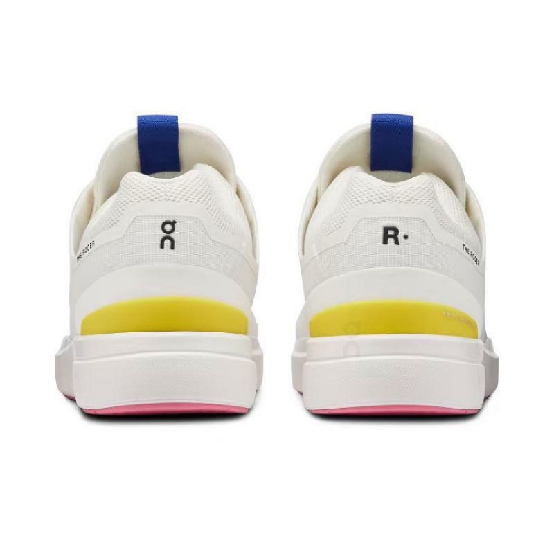 White / Yellow On Cloud THE ROGER Spin Men's Sneakers | On_IN8270