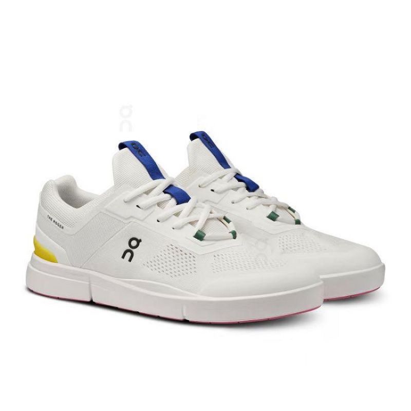 White / Yellow On Cloud THE ROGER Spin Men's Sneakers | On_IN8270