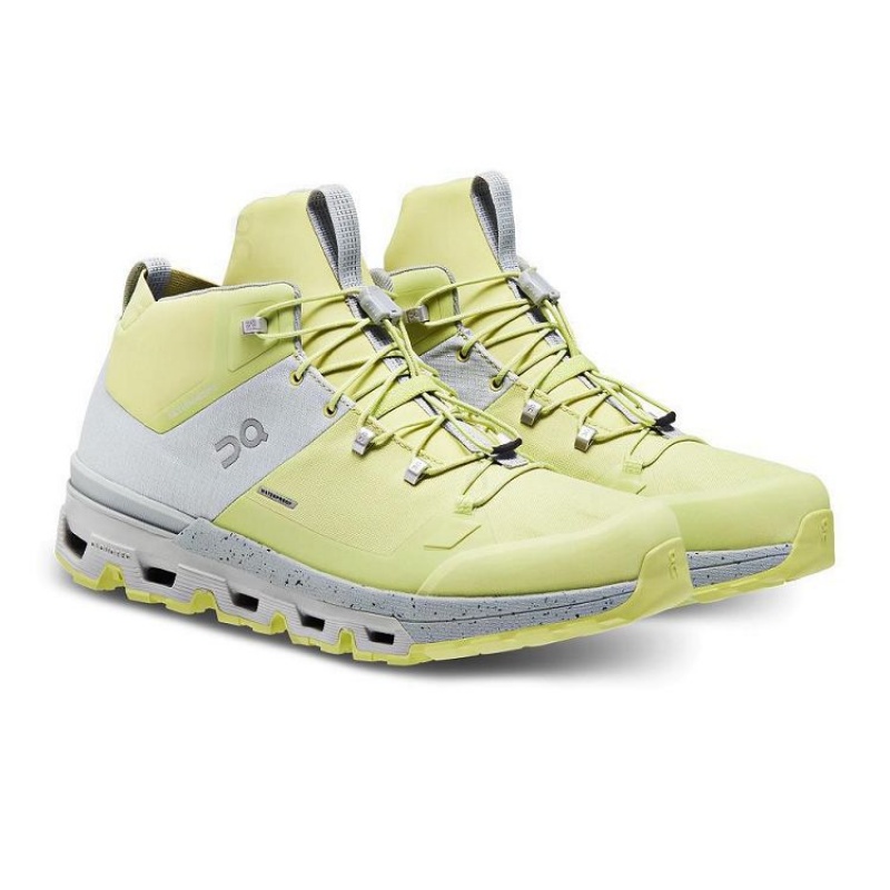 Yellow On Cloud Cloudtrax Waterproof Men's Hiking Boots | On_IN8788
