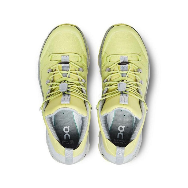 Yellow On Cloud Cloudtrax Waterproof Women's Hiking Boots | On_IN9143