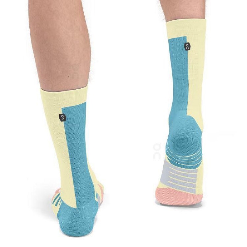 Yellow On Cloud Performance High Men's Socks | On_IN8222