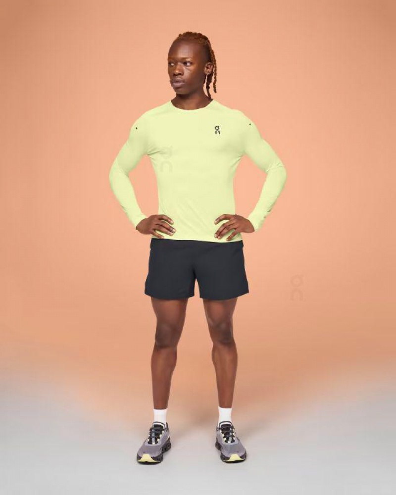 Yellow On Cloud Performance Long-T Men's T Shirts | On_IN8696