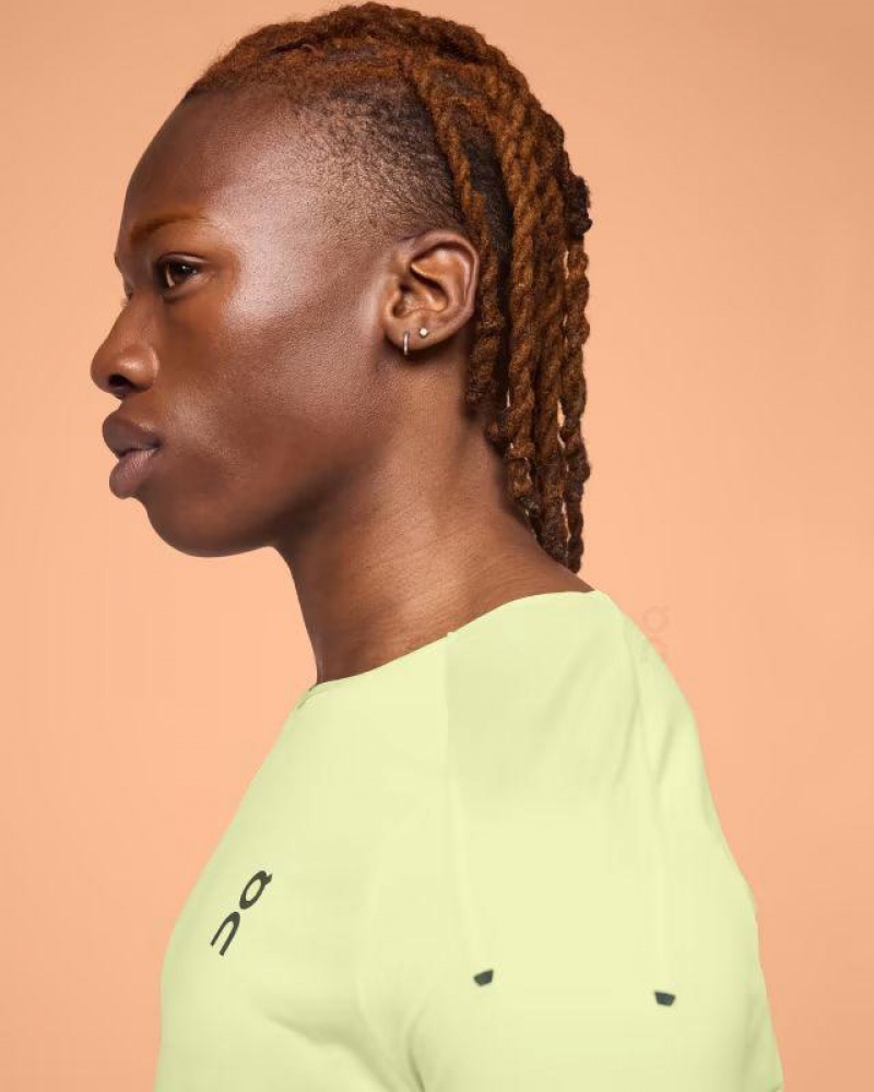 Yellow On Cloud Performance Long-T Men's T Shirts | On_IN8696