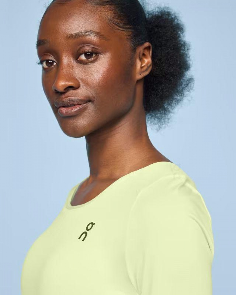 Yellow On Cloud Performance Long-T Women's T Shirts | On_IN8284