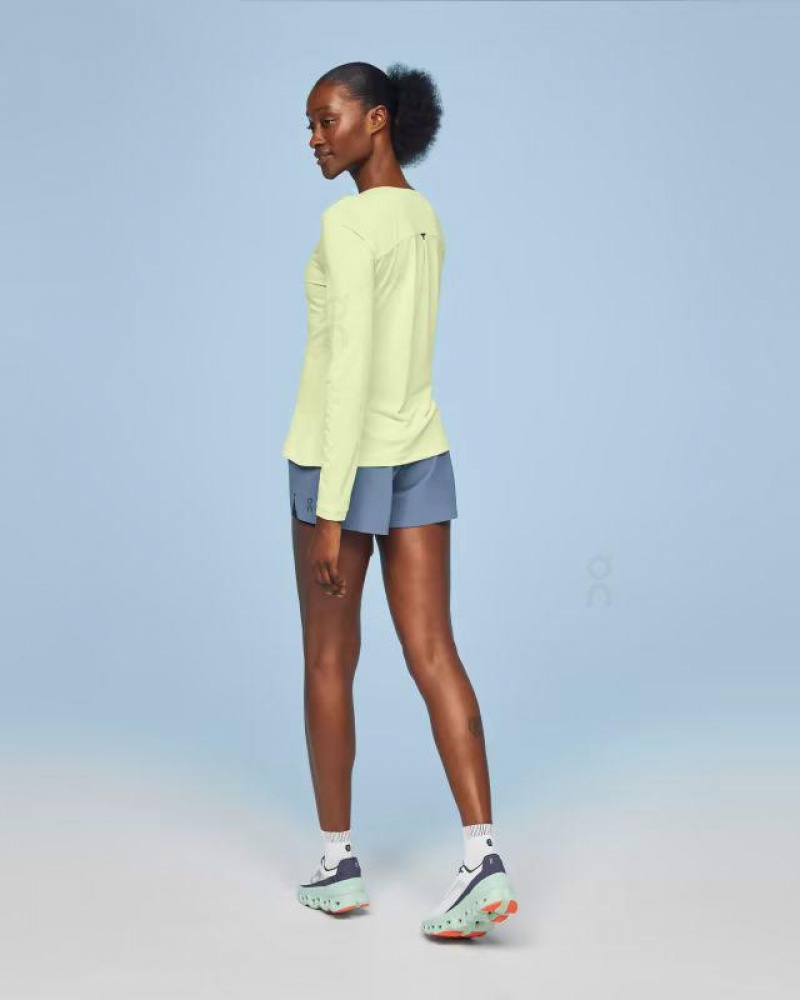 Yellow On Cloud Performance Long-T Women's T Shirts | On_IN8284