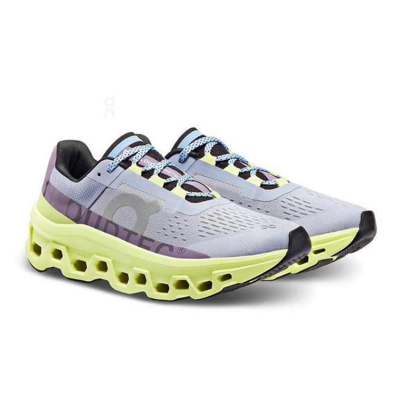 Yellow / Blue On Cloud Cloudmonster Women's Running Shoes | On_IN8529
