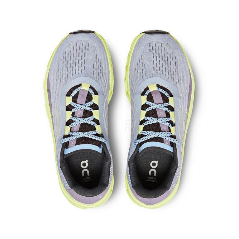 Yellow / Blue On Cloud Cloudmonster Women's Running Shoes | On_IN8529