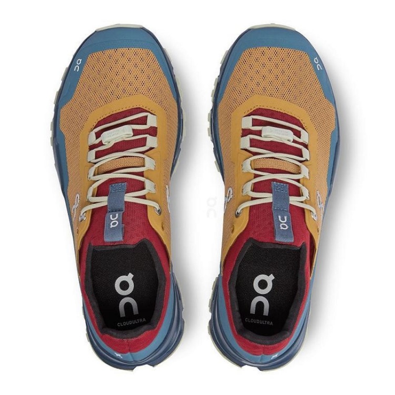 Yellow / Blue On Cloud Cloudultra Women's Trail Running Shoes | On_IN8358