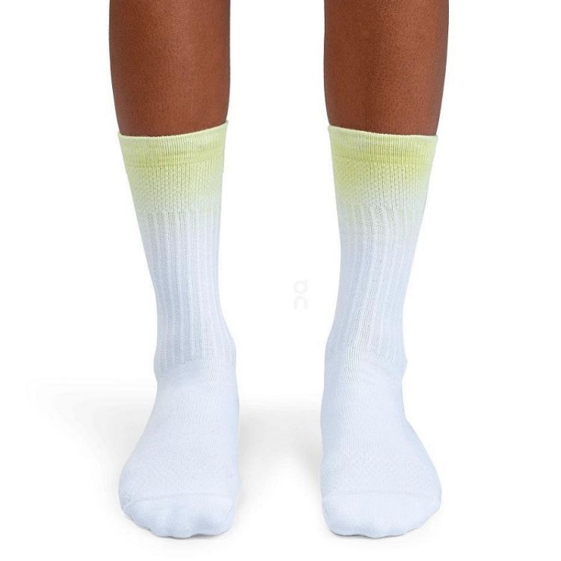 Yellow / White On Cloud All-Day Men's Socks | On_IN8182