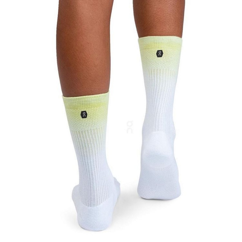 Yellow / White On Cloud All-Day Men's Socks | On_IN8182