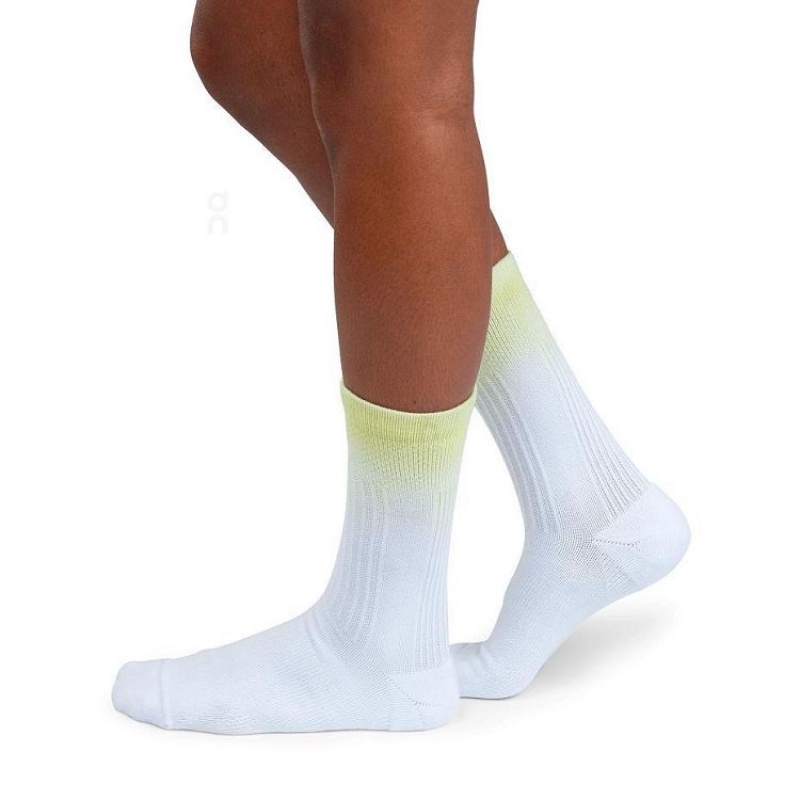 Yellow / White On Cloud All-Day Men\'s Socks | On_IN8182