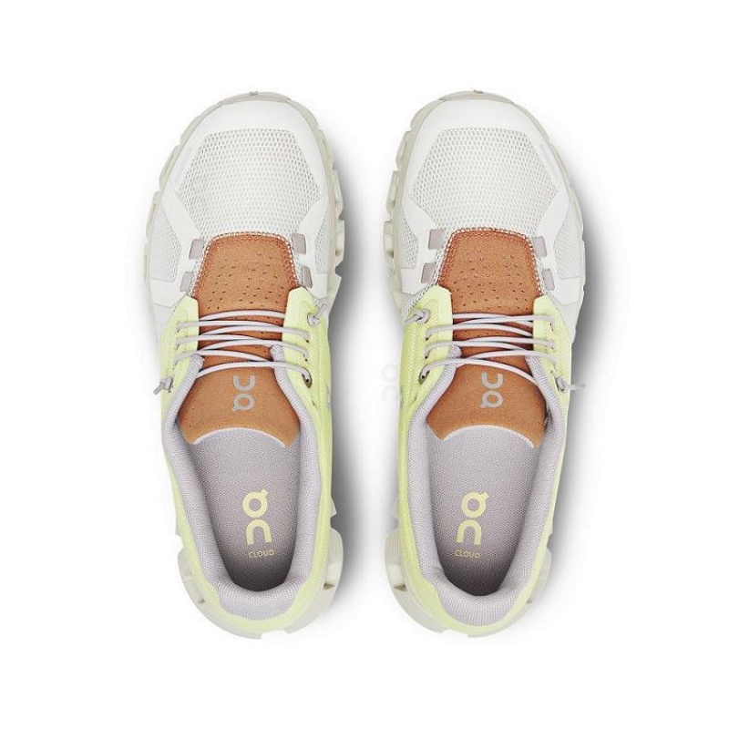 Yellow / White On Cloud Cloud 5 Women's Sneakers | On_IN8193